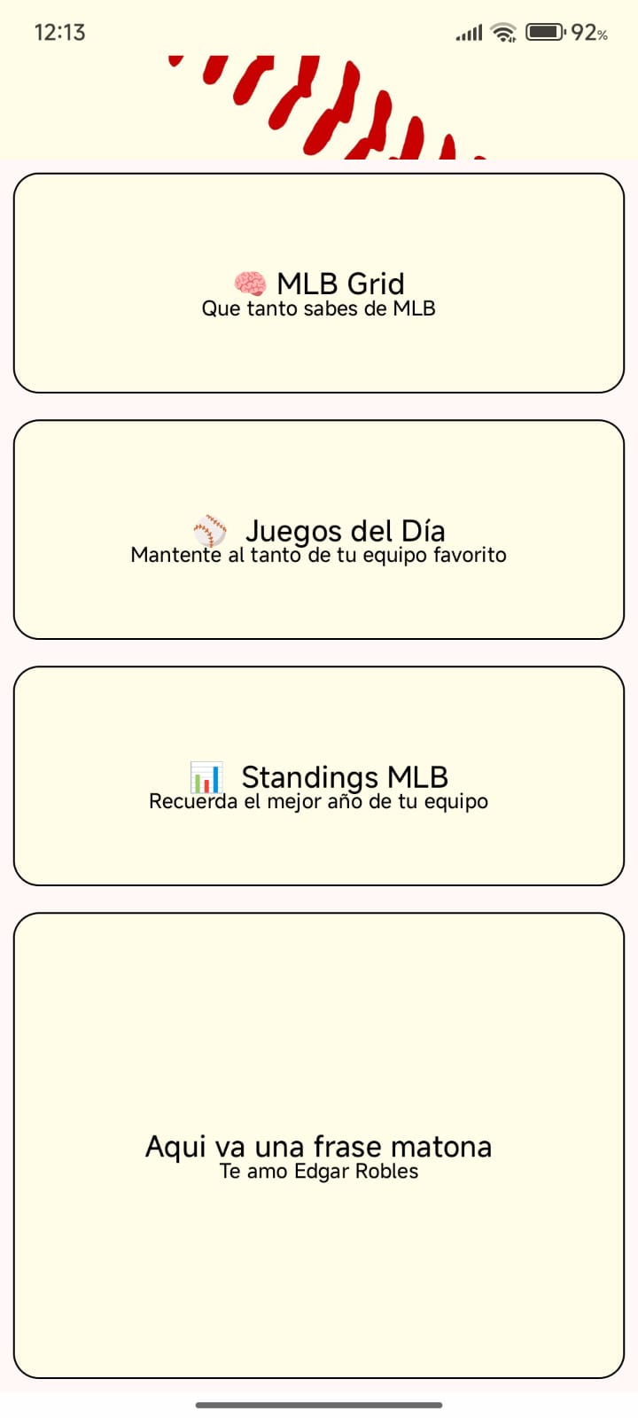MLB Tracker Project
